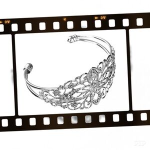 Gorgeous Silver Cuff Bracelet